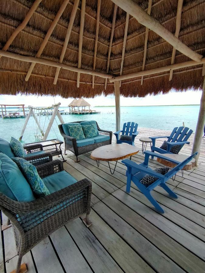 Villa Ensueno, Lagoon Private Front Bacalar Exterior foto